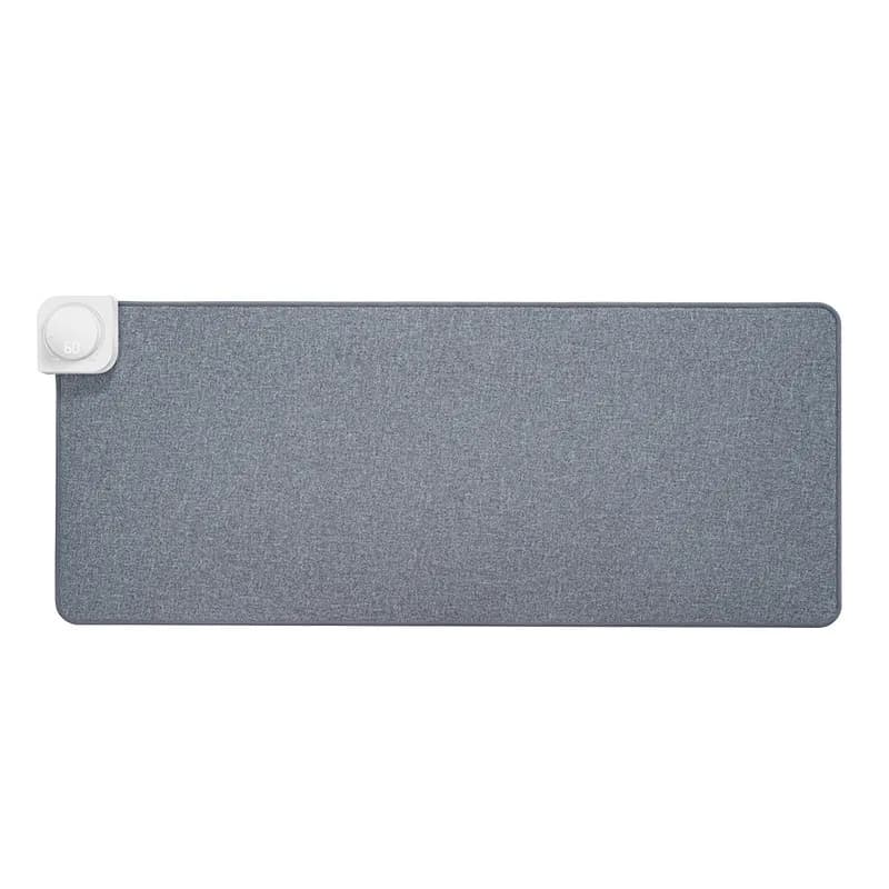 Mouse heating pad, hand warmer on large desk, student writing
