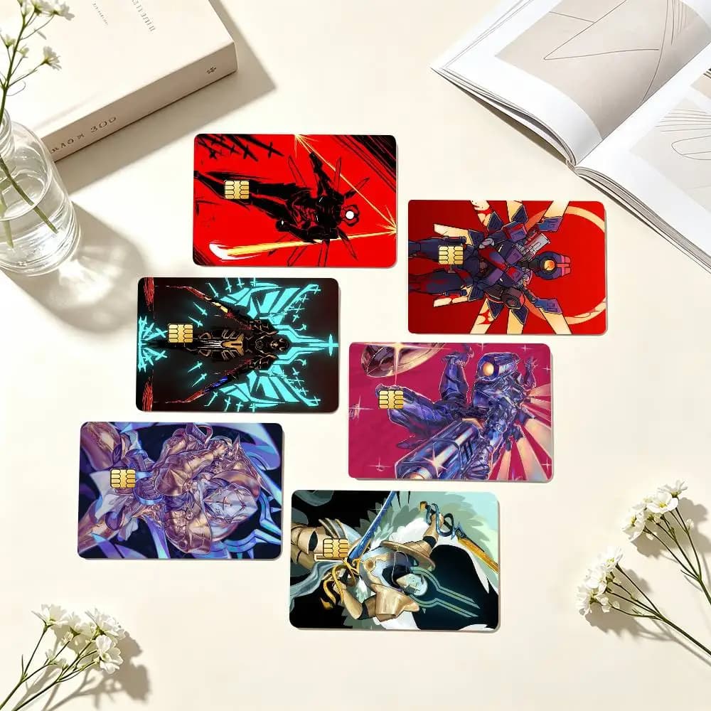 G-Game Gabriel V1 2 ULTRAKILL  Credit Card HD Stickers Game Card Decal Small Chip Waterproof Sticker Gift