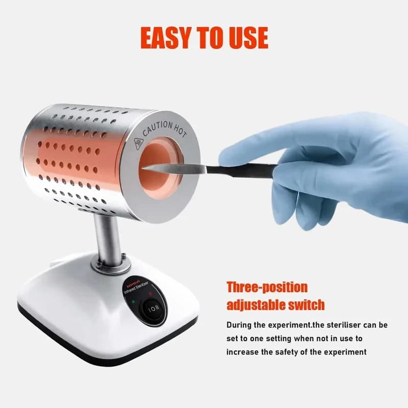 L Inoculation Loop Sterilizer 0°C-°C High Temperature Disinfection - Seconds Rapid Sterilization Equipment