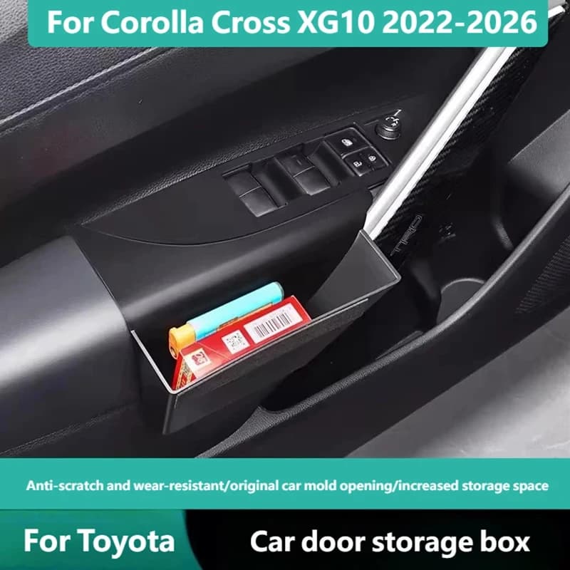 Center Console Water Cup Holder Armrest Storage Box Organizer for Toyota Corolla Cross XG10 2022-2026 Interior Accessories