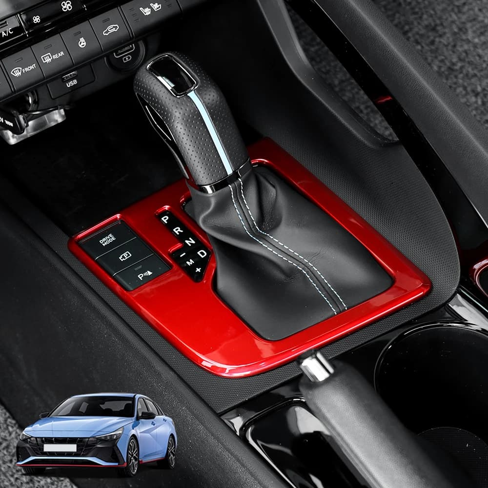 RHD/LHD For Hyundai Elantra CN7-N 2020-2023 Center Console Gear Shift Panel Cover Trim Car Interior Accessories