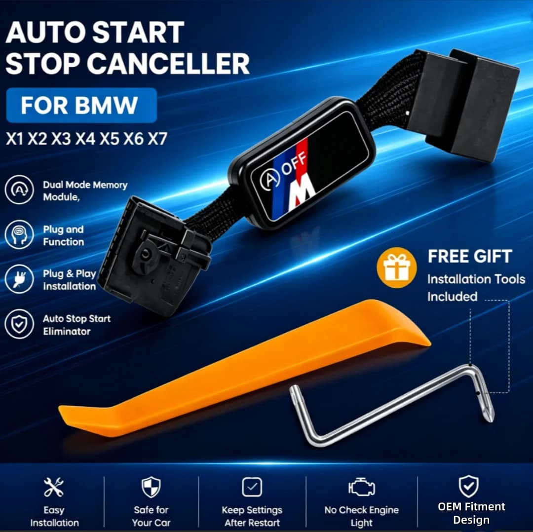 For BMW X1 X2 X3 X4 X5 X6 X7 Auto Start Stop Canceller Dual Mode Memory Module Plug and Play Auto Stop Start Eliminator
