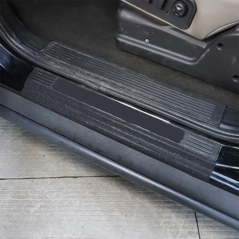 4Pcs PVC Black for Hummer H2 2003-2007 Car Door Sill Scratch Protection Trim Sticker Car Accessories