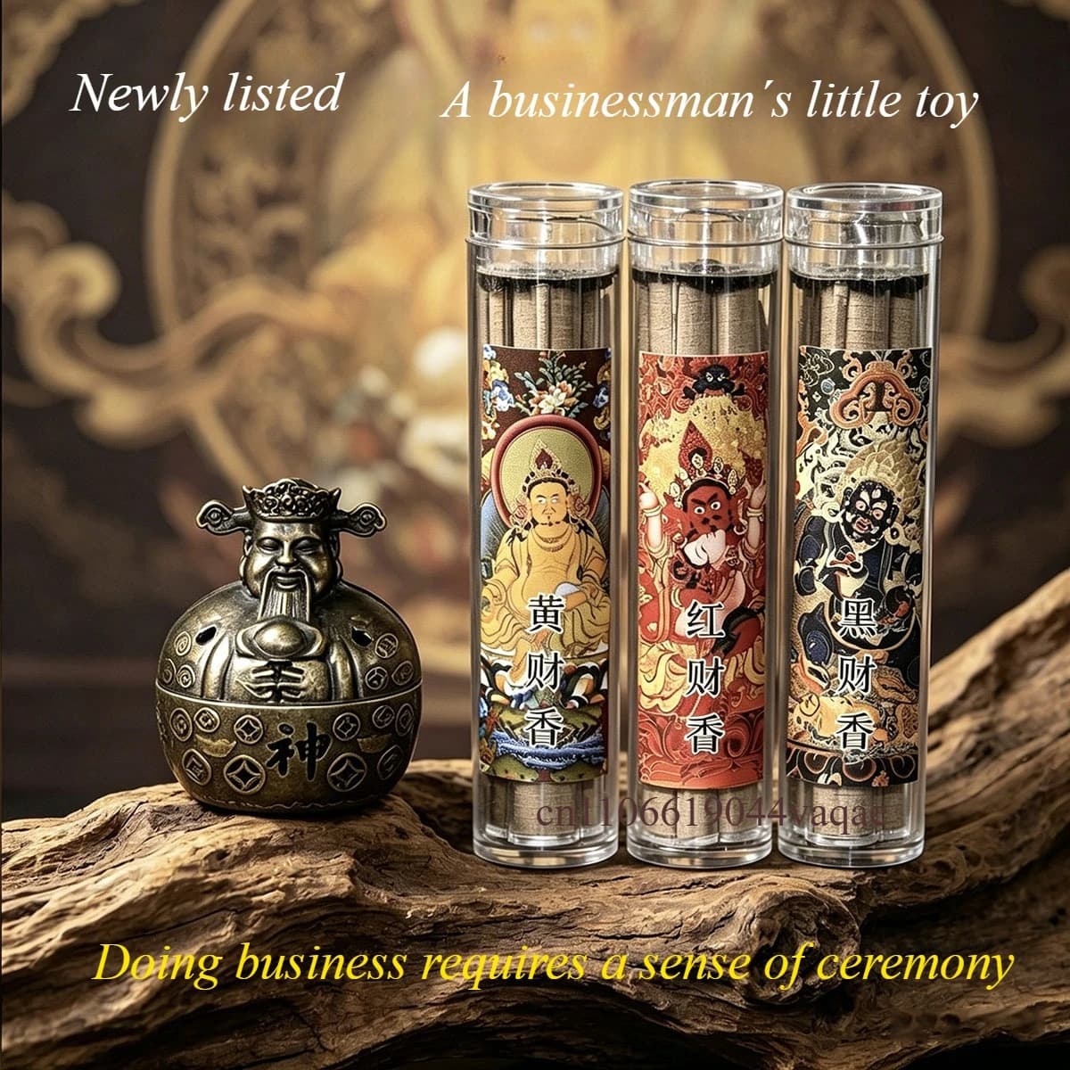 Office sandalwood set, a daily business ceremony ornament for businesspeople