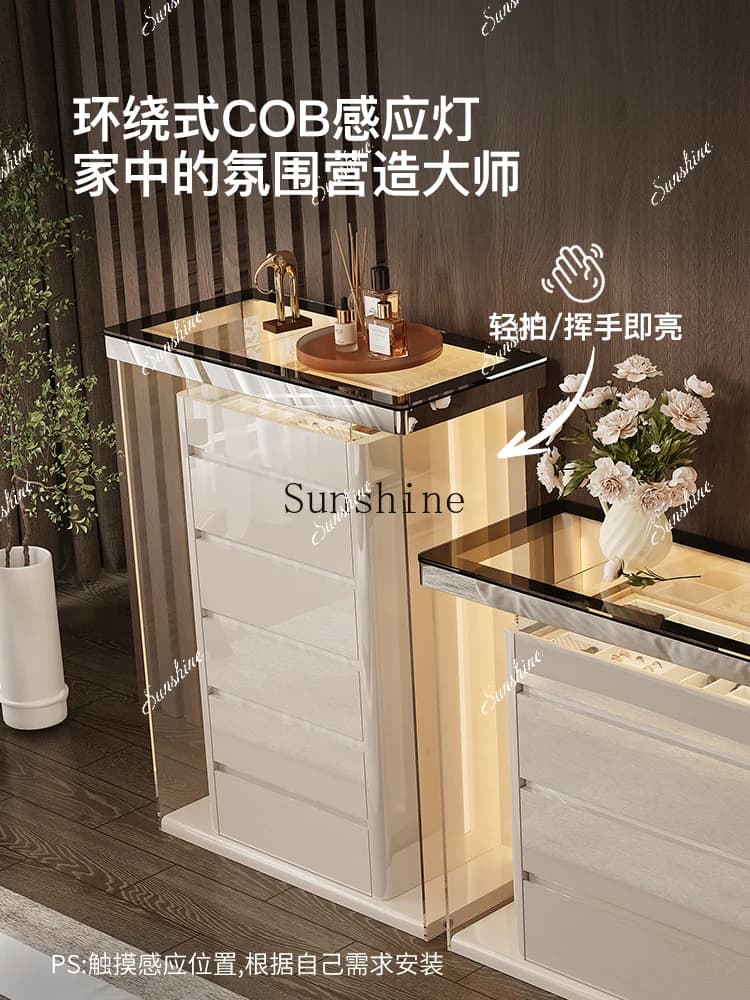 Italian light luxury six-chest cabinet cloakroom jewelry storage jewelry cabinet  FT