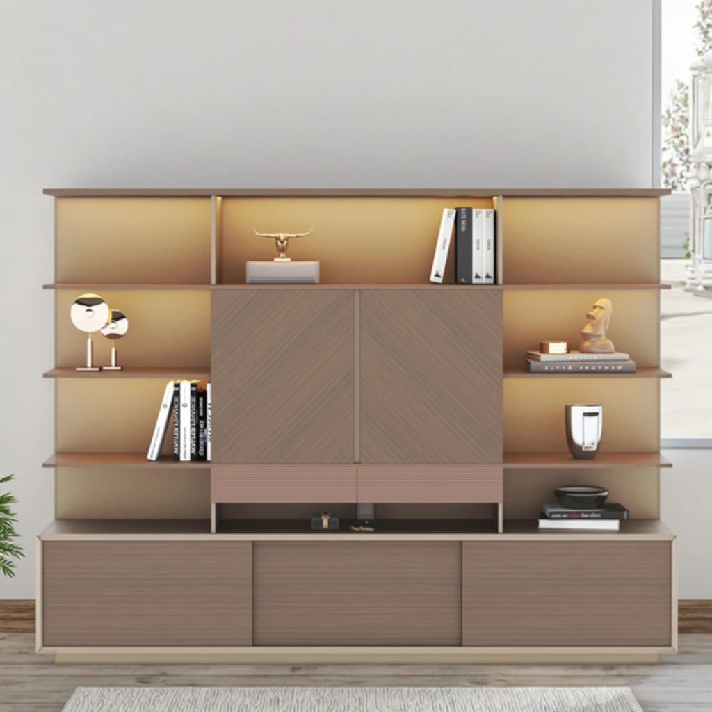 #￥ Designer Modern Solid Wood Bookshelves And Wall Mount Bookshelf For Living Room With Premium Quality Construction