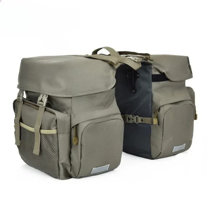 Bicycle bag for long-distance riding 50L large-capacity rainproof mountain bike tail bag