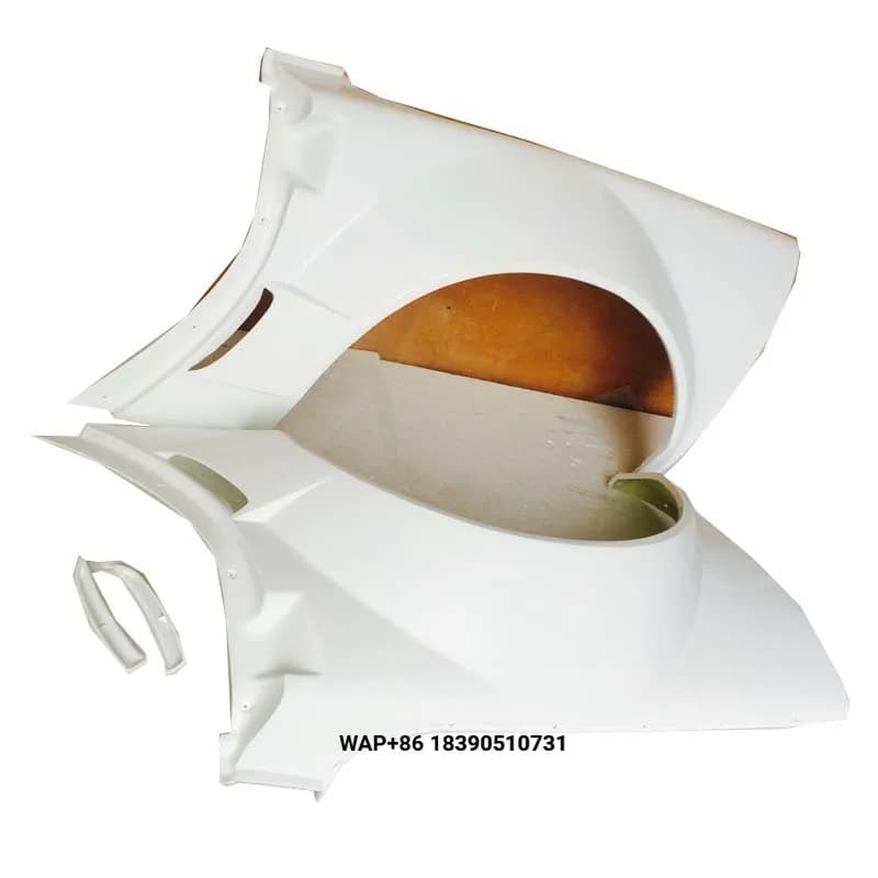 FRP Modified Style Rear Fender +50mm Fit for 2013 Corvette Z06 Glass Fiber Wide Body Kit for C6