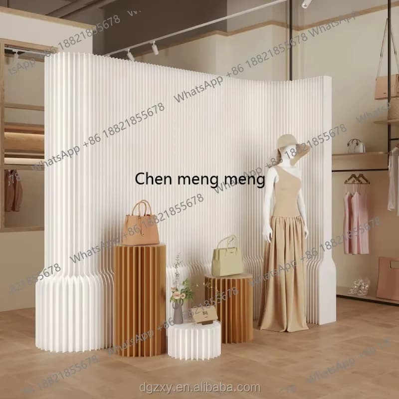 Customized Stylish Space Dividers and Paper Wall Partition Portable Display Solutions for Weddings Exhibitions and Office Settin