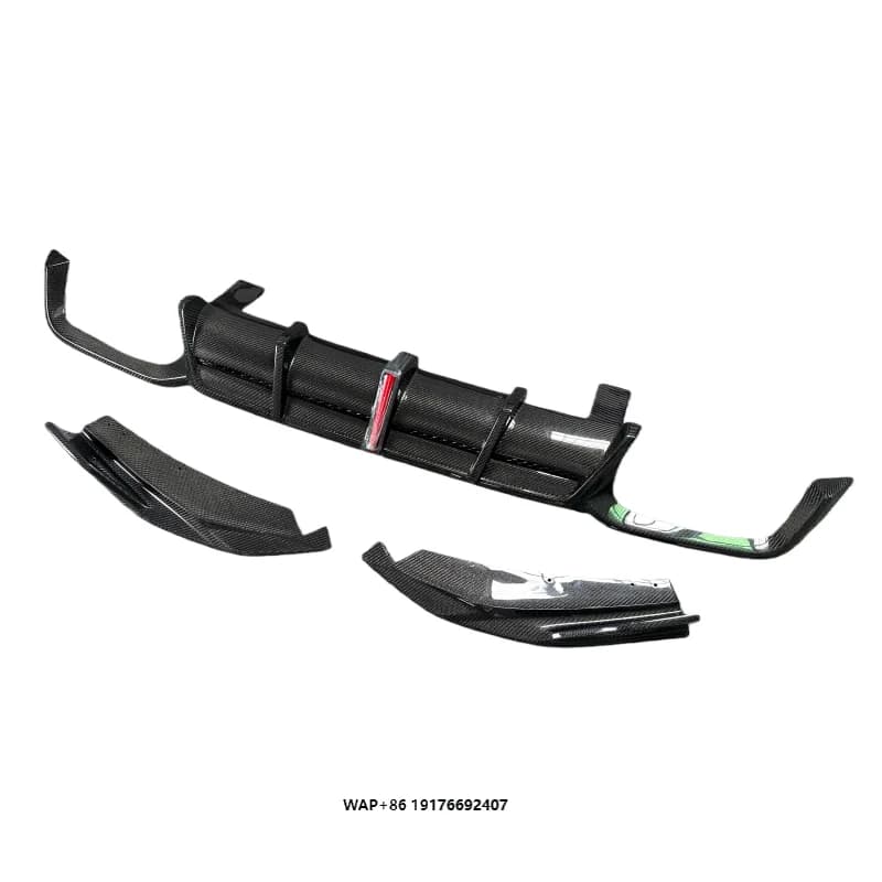 Carbon Fiber with Lamp and Rear Lip Body Kit for X3M F97 Upgraded AE Style Rear Diffuser Turbulence air Kit