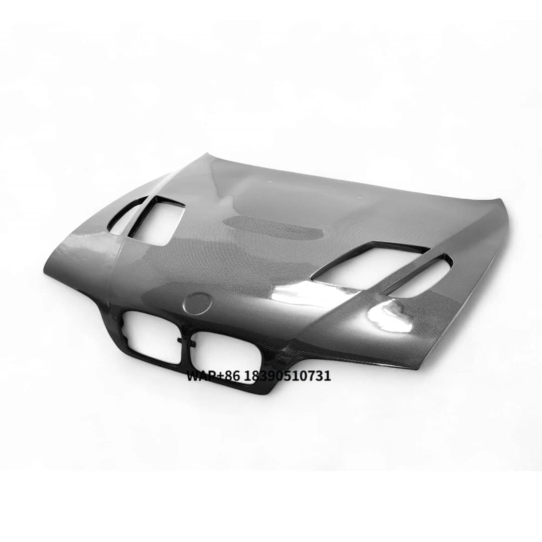 GTR Style Carbon Fiber Front Engine Bonnet Hood for  E39 1995-2003 Auto Parts New Condition