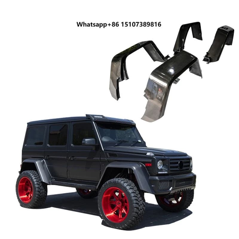 For G-Class W463 G63 G350 G500 Dedicated Carbon Fiber Wheel Arches 4x4 Automotive High-quality Carbon Fiber Mudguard