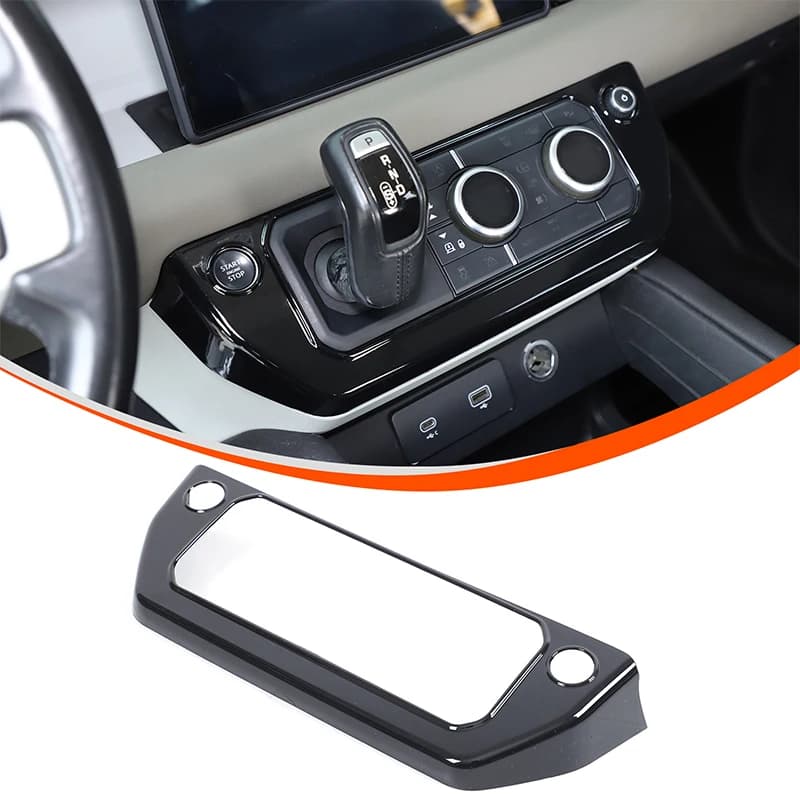 Car Air Conditioning Button Frame Trim Sticker AC Switch Button Panel Trim For Land Rover Defender 90 110 130 L663 2020-2023