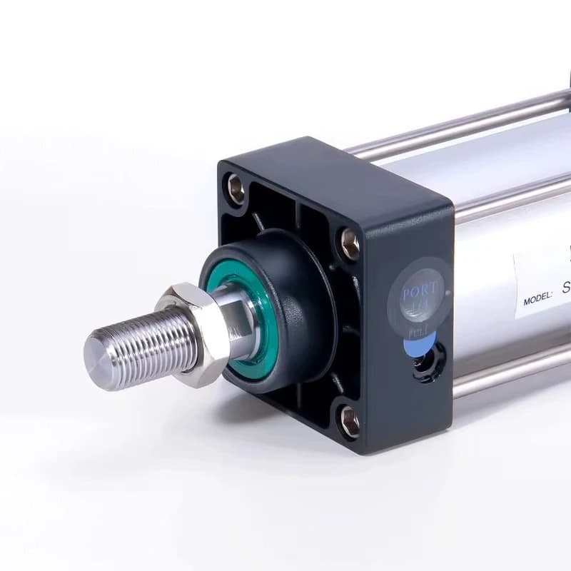 SC32 Series Standard Pneumatic Cylinder, Aluminum Alloy Double‑Acting Air Cylinder, Stroke: 25/50/75/100/125mm