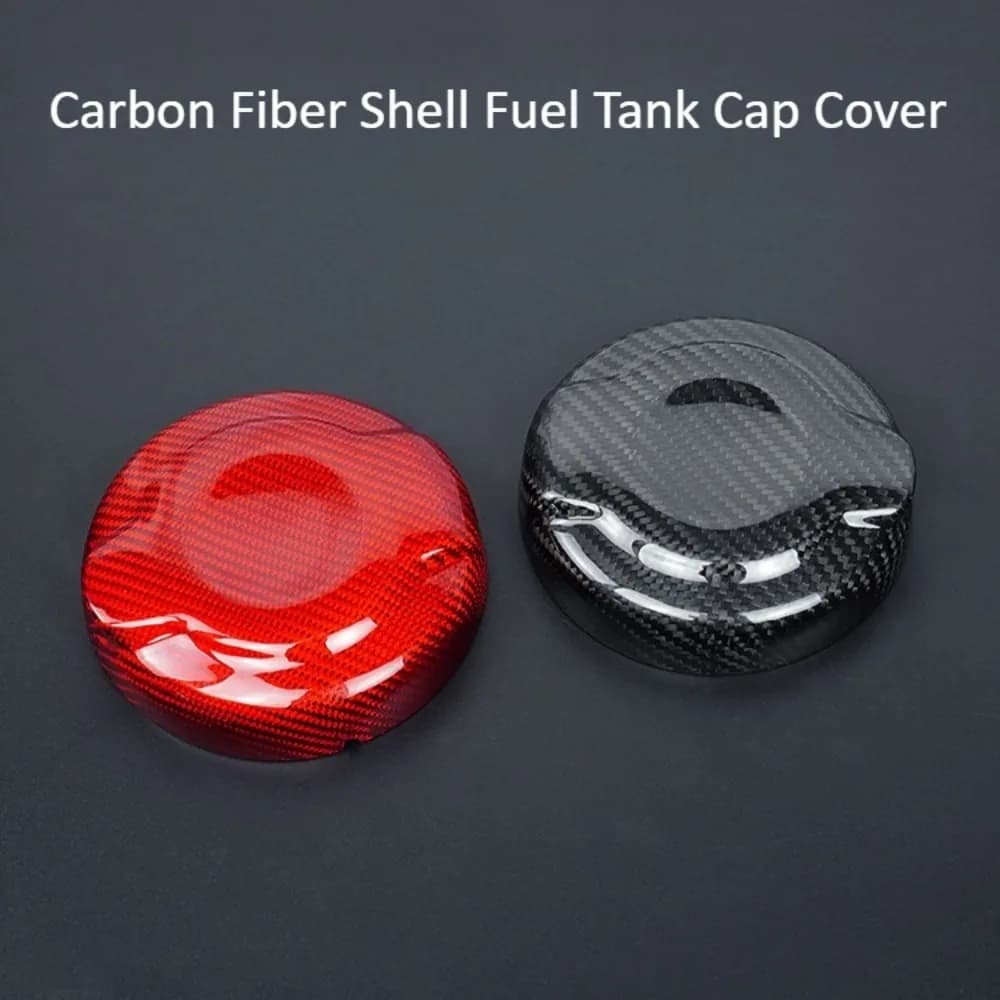 For BMW MINI F55 Carbon Fiber Shell Fuel Tank Cap Cover Exterior Modification Decorative Sticker Auto Accessories Styles Upgrade