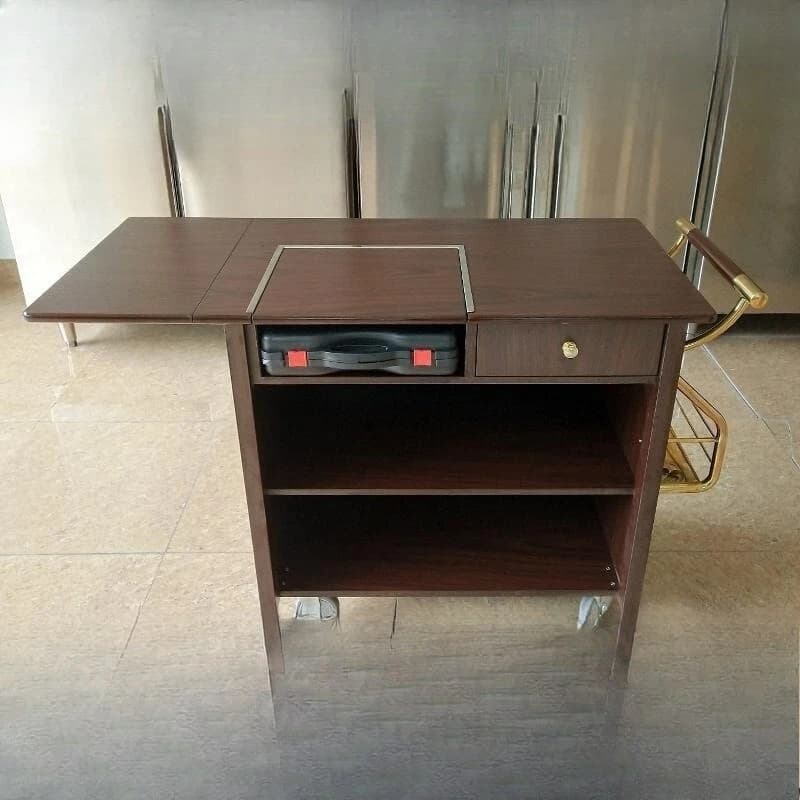 Hotel cooking cart Mobile abalone cart Cassette stove Cooking Double head cooking Fried steak Hall burning car