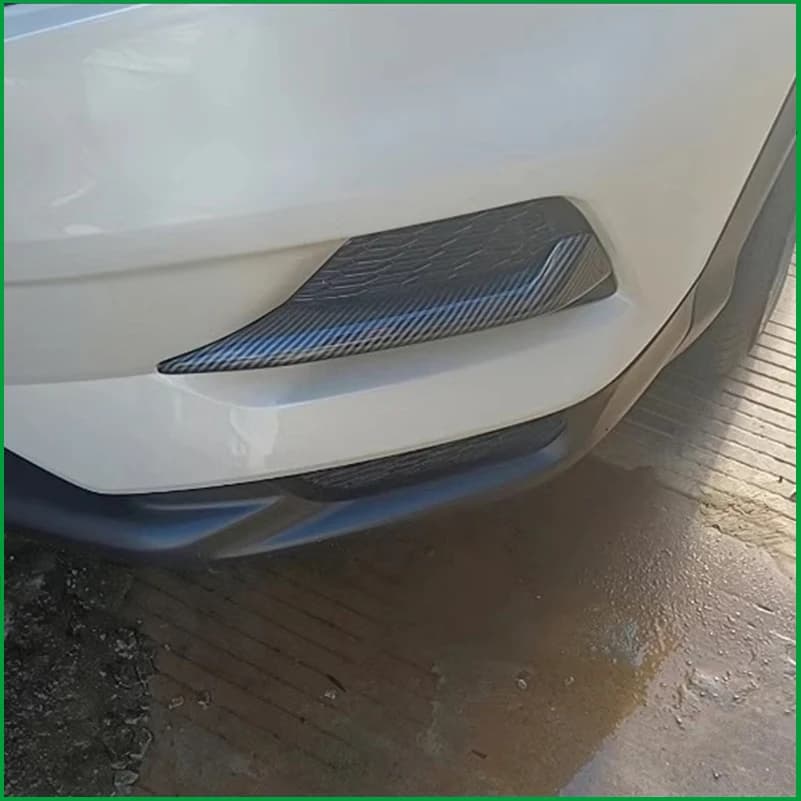 Car Styling For Nissan Qashqai J11 2017-2019 Fog Light Lamp Eyelid Eyebrow Cover Sticker Trim Decorative Strip Auto Accessories
