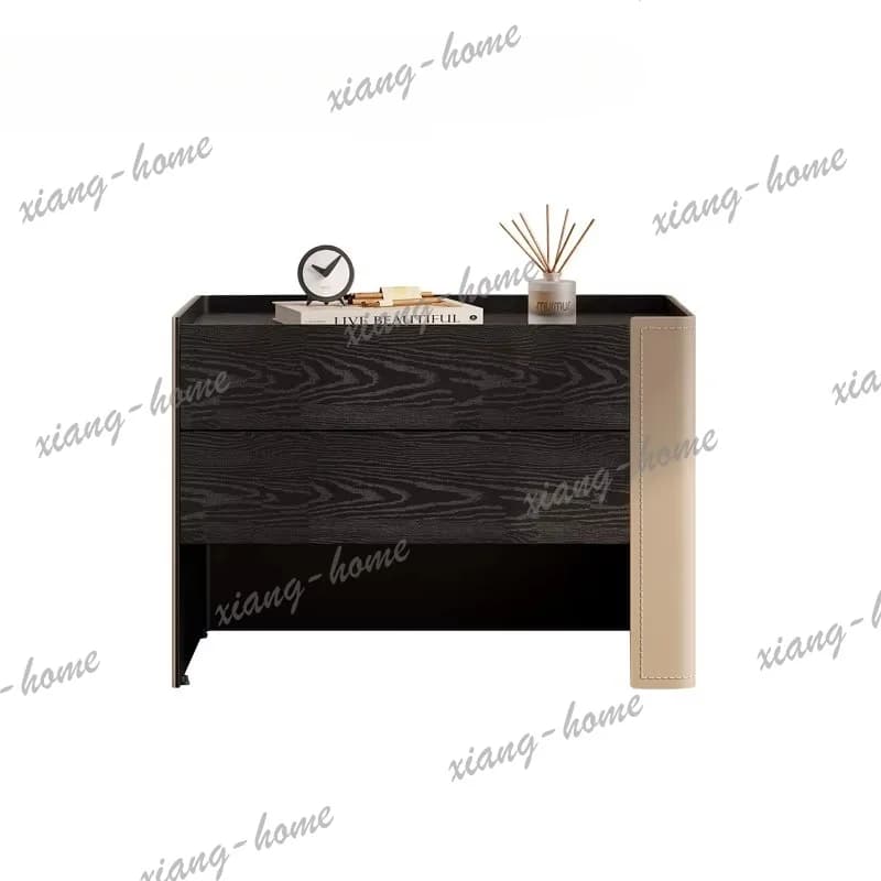 Simple Cool Bedside Table Bedroom Luxury Mid Century Modern Nordic Bedside Table Cabinets Wood Mesa De Cabeceira Home Furniture