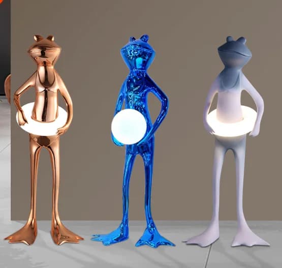 Cute Cartoon Sculpture Creative Bedside Animal Atmosphere Children's Room Decorative Floor Lamp