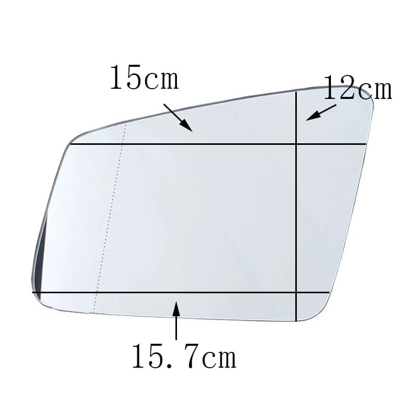 Auto Wide Angle Left Right Heated Wing Rear Mirror Glass For Mercedes-Benz W204 2011-2014 W212 W221 GLA X156 AMG GLK X204