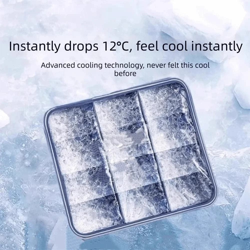 Gel Technology Cooling Gel Seat Cushion Ice Bead Structure No Water Injection Breathable Ice Bead Pad Soft Support