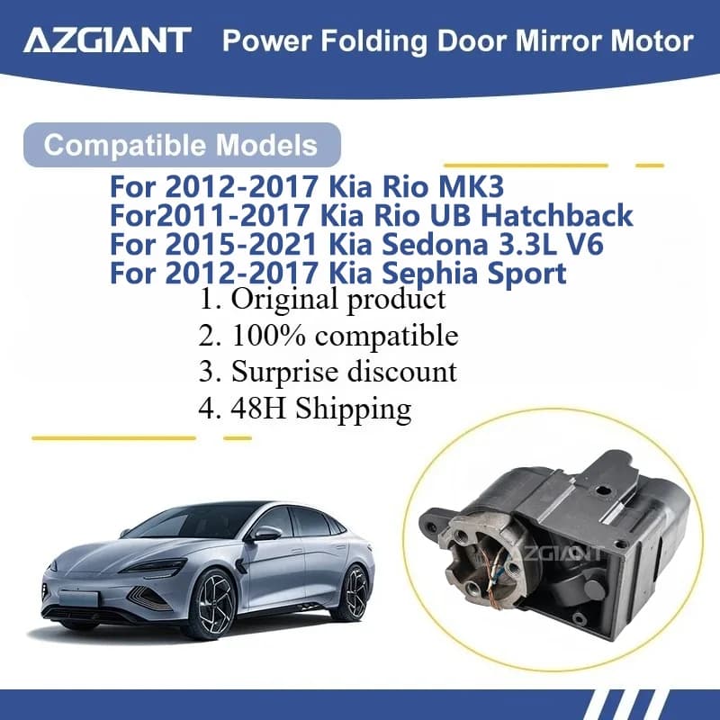 AZGIANT For Kia Rio MK3/Rio UB Hatchback/Sedona 3.3L V6/Sephia Sport SIDE WING MIRROR FOLDING MOTOR module Motor assembly tools