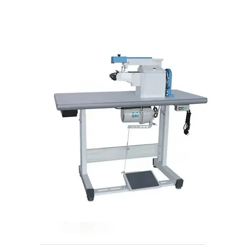 Automatic thermosetting well edge folding and gluing leather shoe Guller machine leather edge folding machine