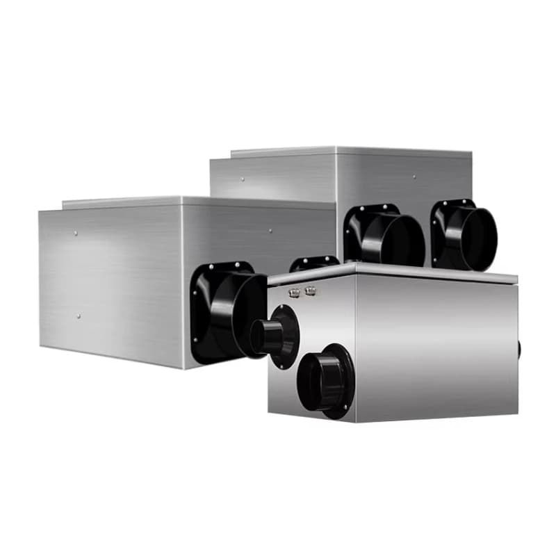 Two-way flow fresh air system, outdoor installation of fresh air fan, air supply and exhaust integrated machine, indoor ventilat