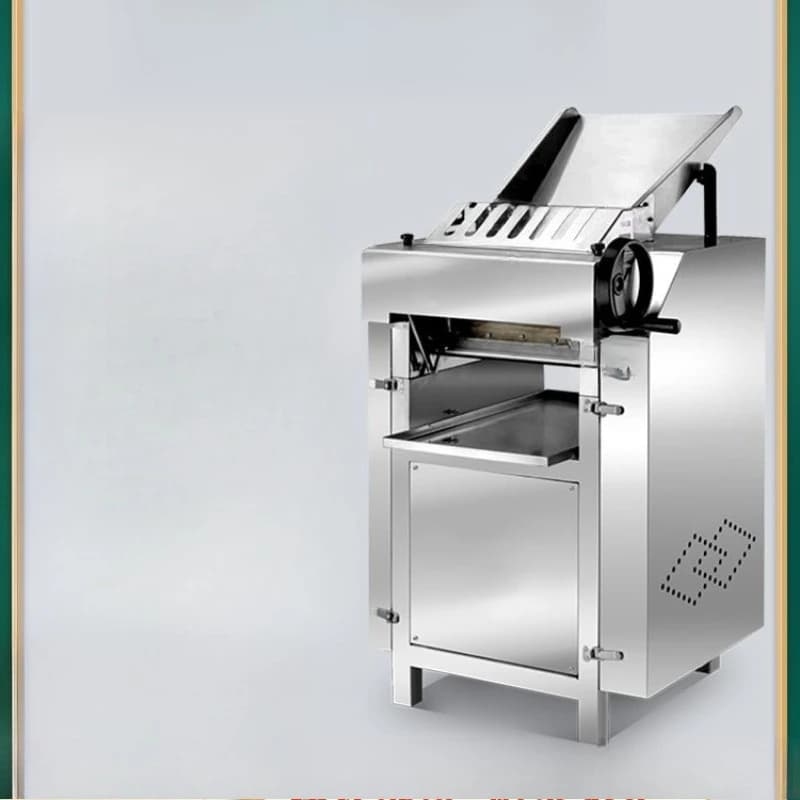 Frequency conversion high-speed noodle press Commercial electric leather press Stainless steel kneading rolling machine