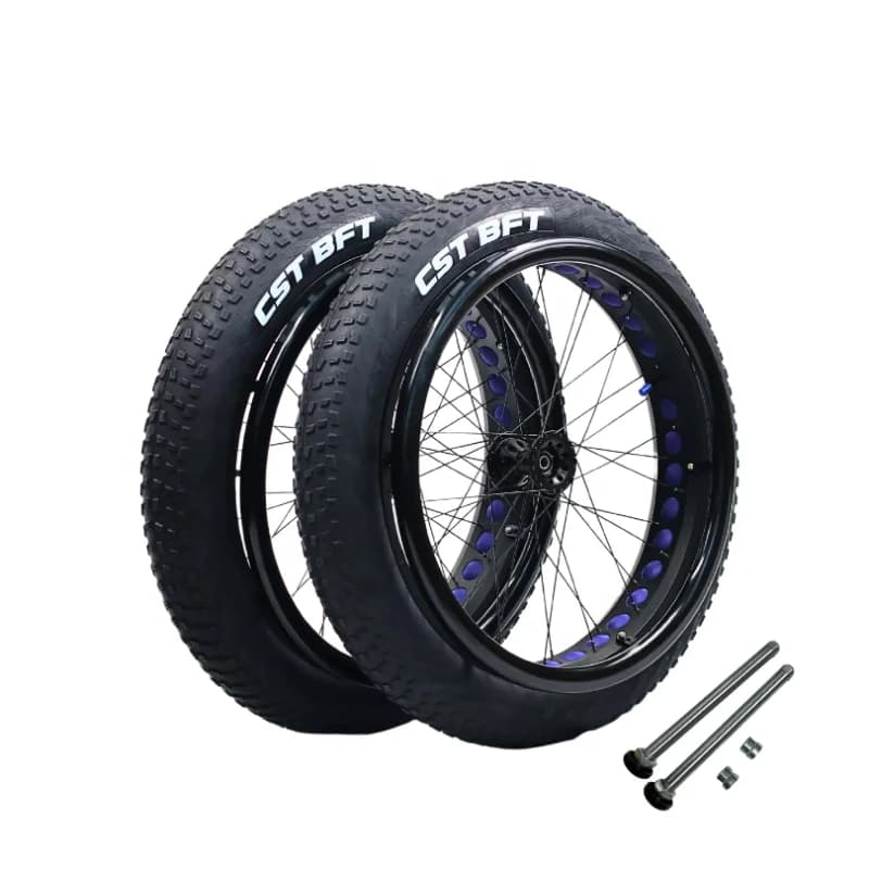 MUNIU 24 Inch Wheelchair Rear Wheels,Fat Tires Replacement Wheelchair Parts