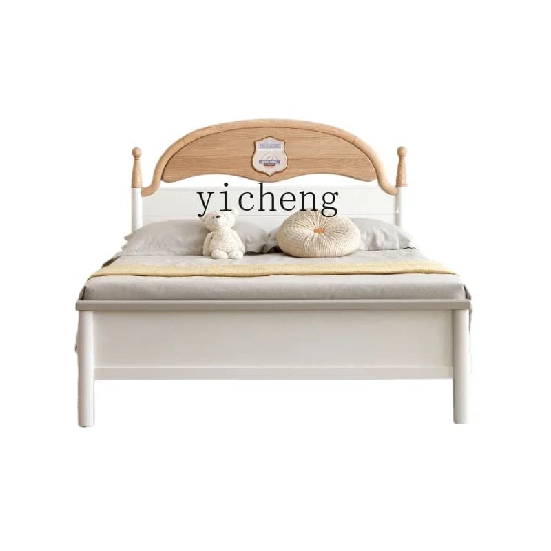 Log 1.5 M Solid Wood Children's Bed Boy 1.2M Single Bed Boy's Bed