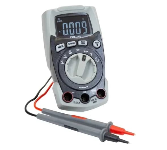 AVO 215 TRMS multimeter and clamping meter CAT III 600 V AC/DC voltage for electrical test instruments