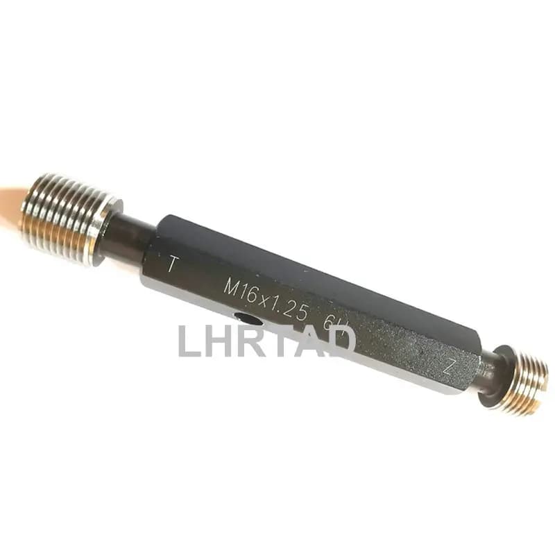 6H T Z Metric plug gauges gage M16 Fine thread gauge tap M16x0.5 M16x0.75 M16x1 M16x1.25 M16x1.5 M16x2 Detection tool plug gauge