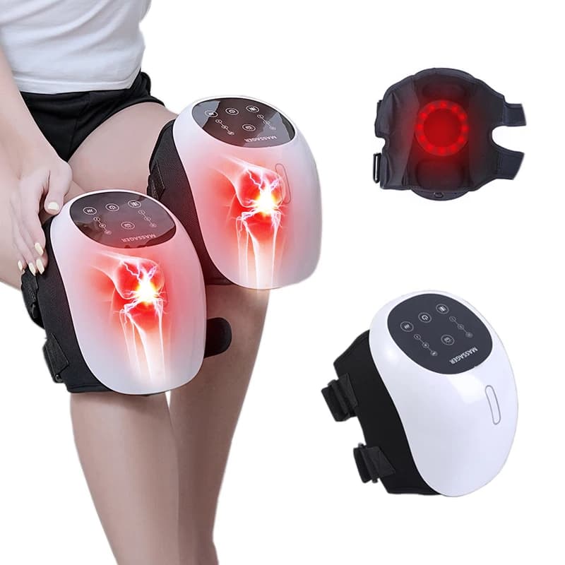 Electric Heating Knee Brace Air Compression Massager Arthritis Pain Relief Knee Massager