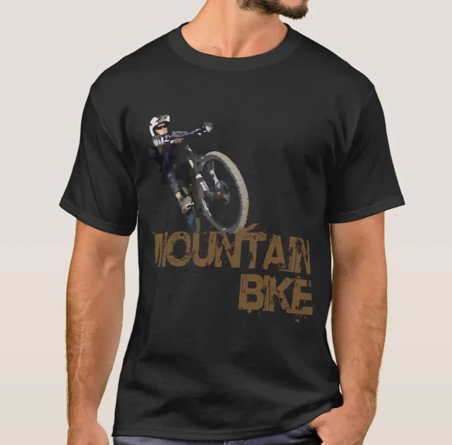 Mountain Bike Fashion Mountain Biking Lovers Gift T-Shirt. Summer Cotton Short Sleeve O-Neck Mens T Shirt New S-3XL