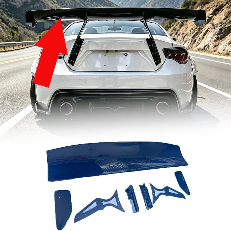 Large Rocket Bunny GT Rear Wing Kit For Toyota GT86 2012-2020 Automobile Exterior Body Kit Aerodynamic Modification Parts