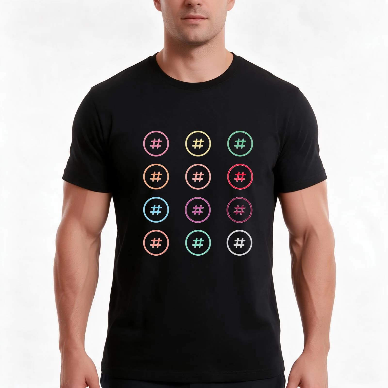 loona # T-Shirt, Summer Casual Cotton Tee, Oversized Streetwear Tops, Vintage Graphic Print, Loose Fit Short Sleeve, 100% Cotton