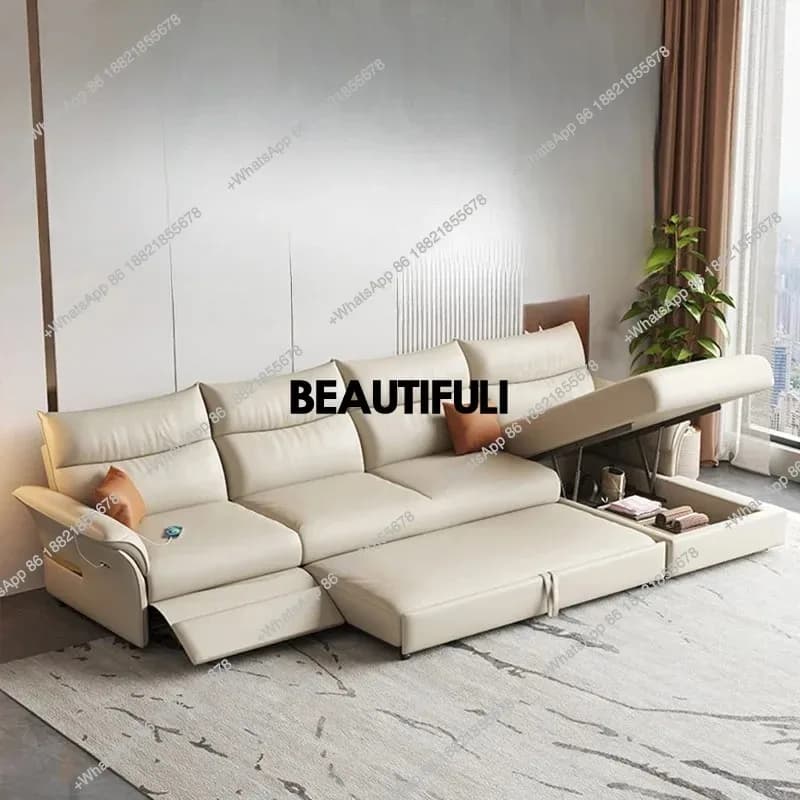 E182 Electric Beige Living Room Sofa Armrest Design Modern Luxury Living Room Sofas Recliner Sleeper Divano Adhd Home Furniture