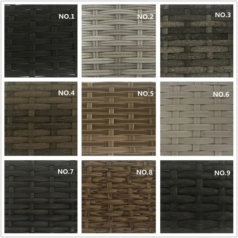 2021 Newest Design Bamboo Outdoor Rattan Furniture Garden Lounge Sofa Set