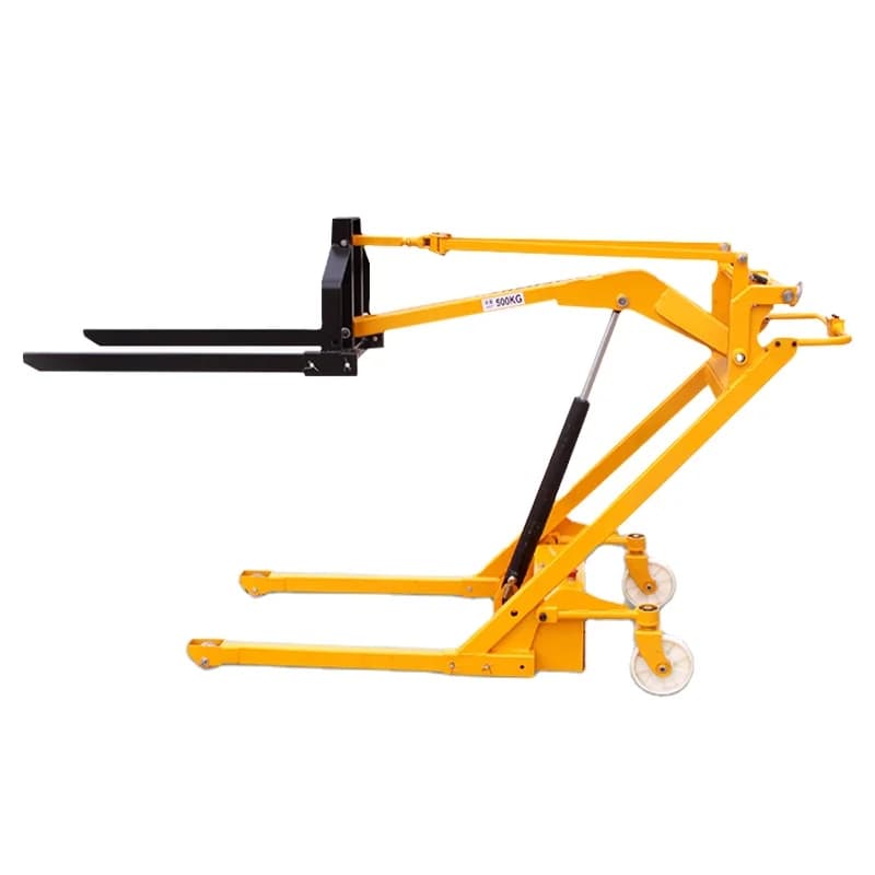 Cheap Prices 0.5 Ton Electric Telescopic Forklift 1.5m Portable Stacker Hand Manual Forklift