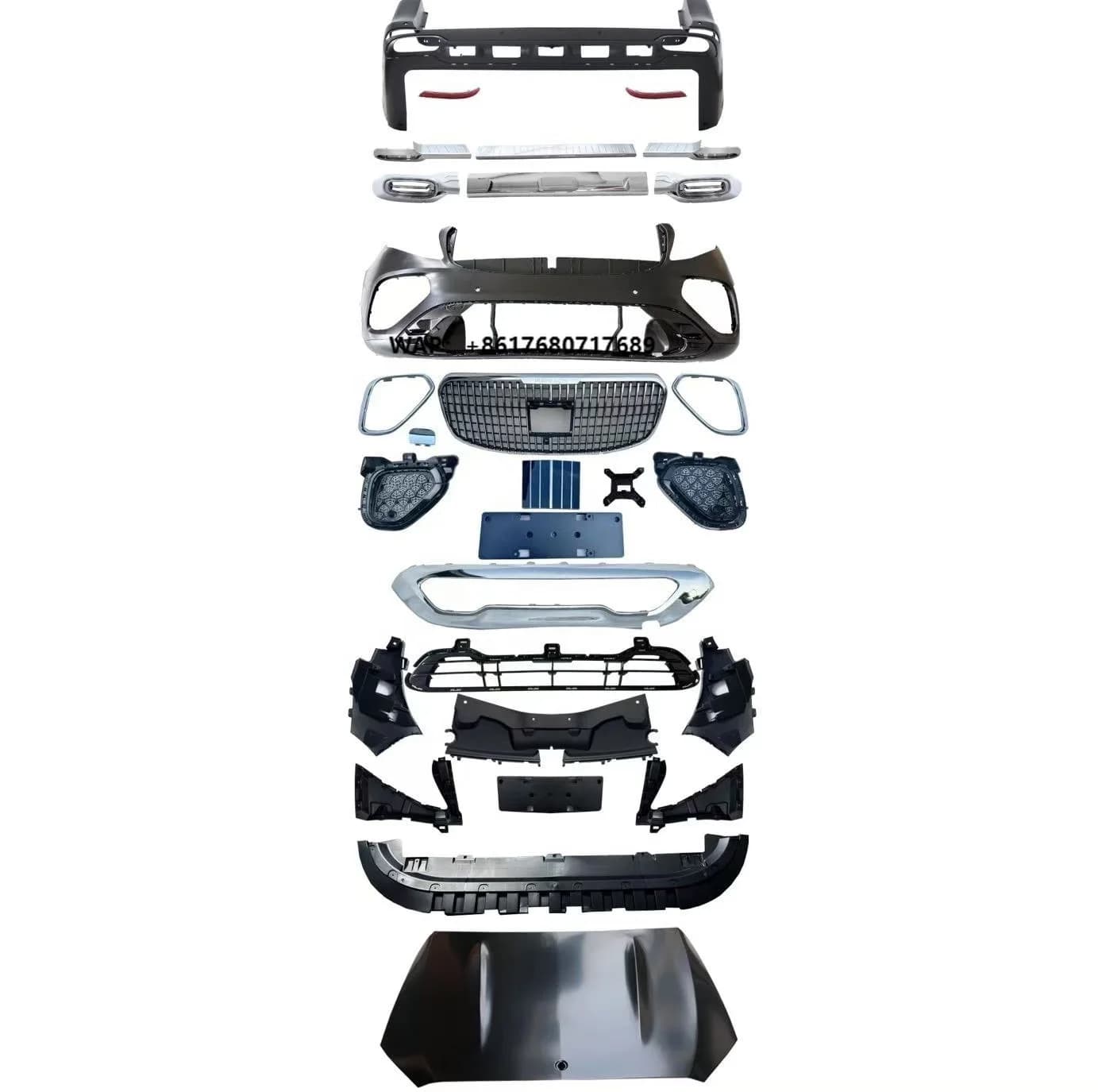 2025 Style Full Bodykit for 2014+ V Class Metris Vito W447 W448 Upgrade to Luxury  Style Body Parts