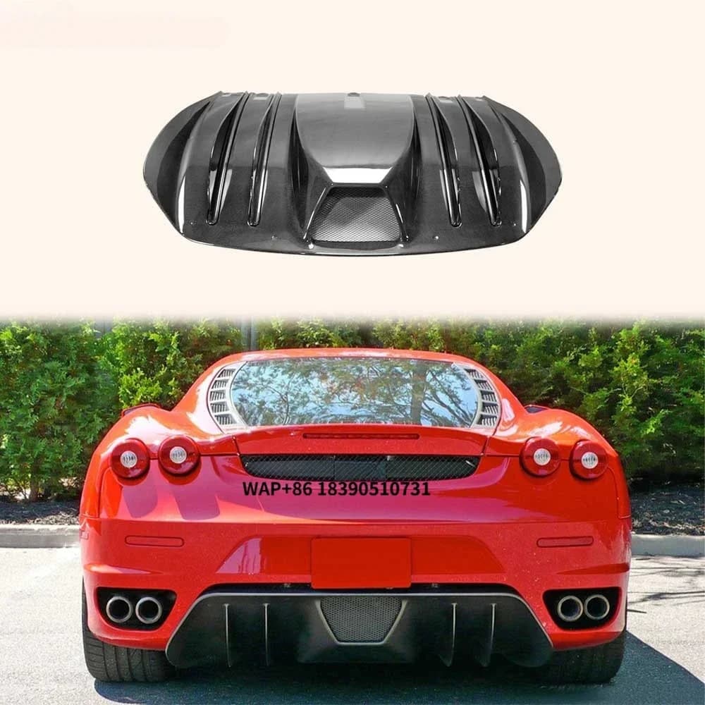 Scuderia Style Carbon Rear Bumper Under Diffuser for 2002-09 430 F430 Body Parts