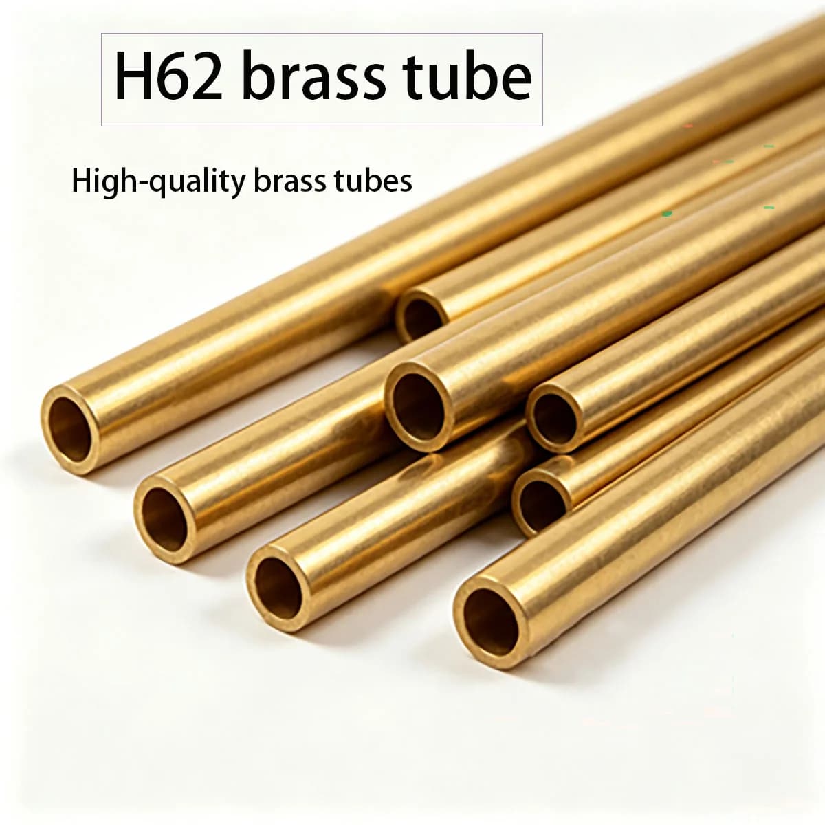 H62 Capillary Brass Tube Thin Thick Wall Brass Sleeve Custom Machining