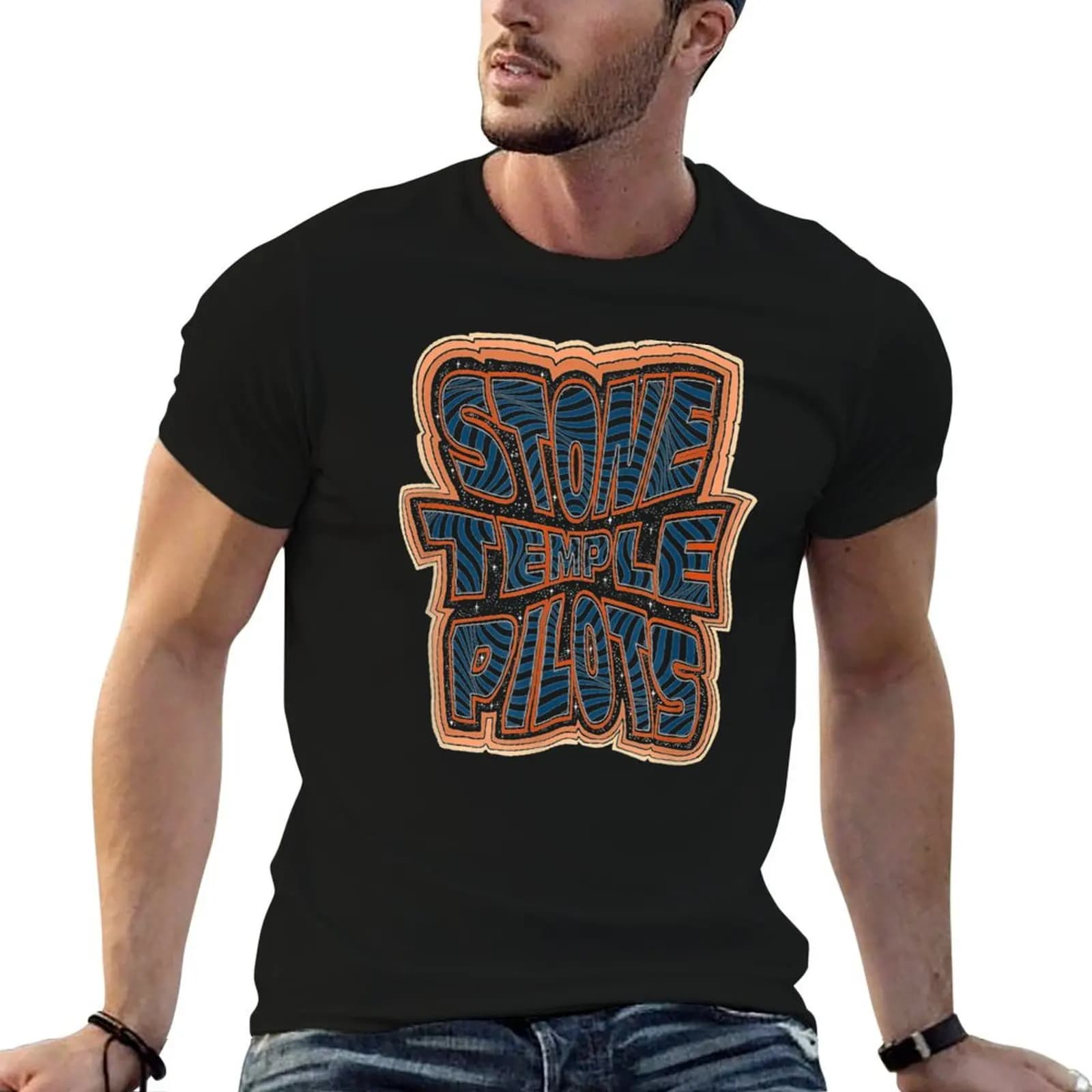 Stone Temple Pilots T-Shirt Plus Size Summer Short Sleeve T-Shirt