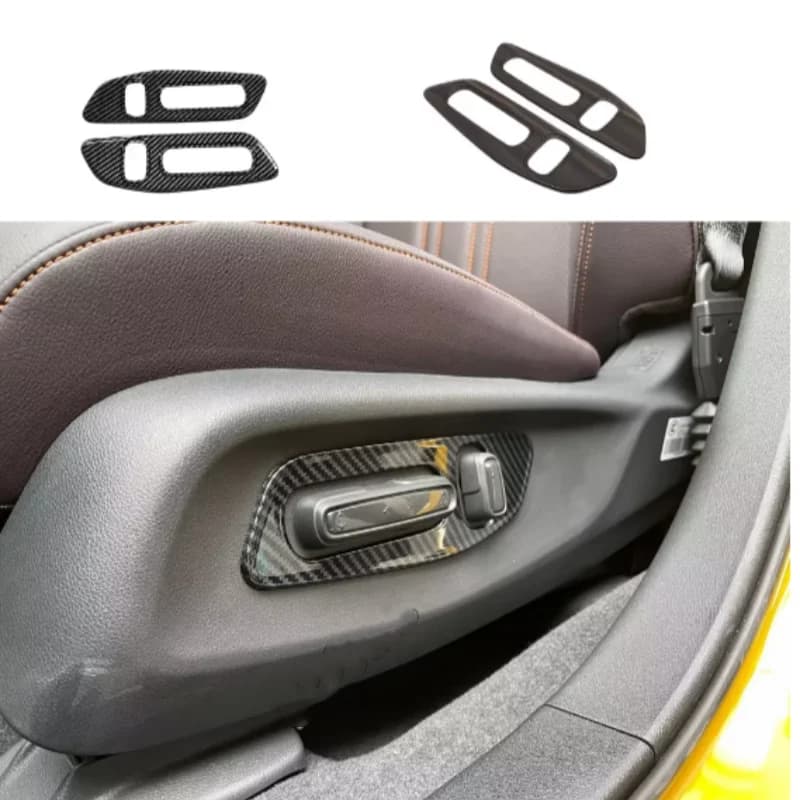 For Honda  ZR-V  2022 2023 2024 Seat Adjustment Button Switch Panel Covers Car Accessories Stickers 2Pcs HRV ZRV
