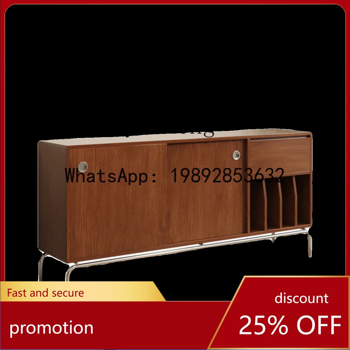 HT side cabinet solid wood medieval locker tea cabinet living room entrance small  magazine cabinet