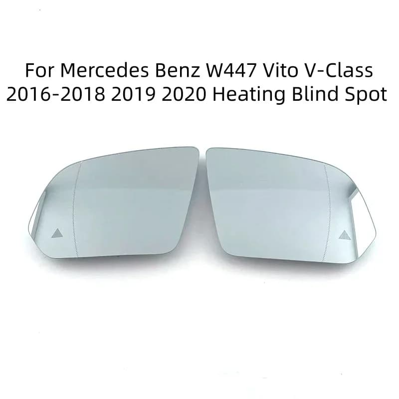 Heating Blind Spot Assist Lens Reverse Mirror Rear View Mirror For Mercedes Benz W447 Vito V-Class 2016-2018 2019 2020