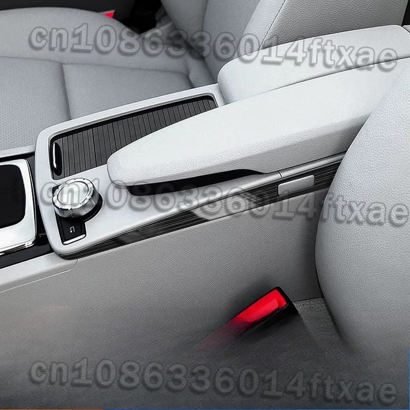 Suitable for 08-13 C-class Modified W204 C180 C200 C260 C300 Armrest Box Water Cup Side Strip Decorative Sticker Accessories