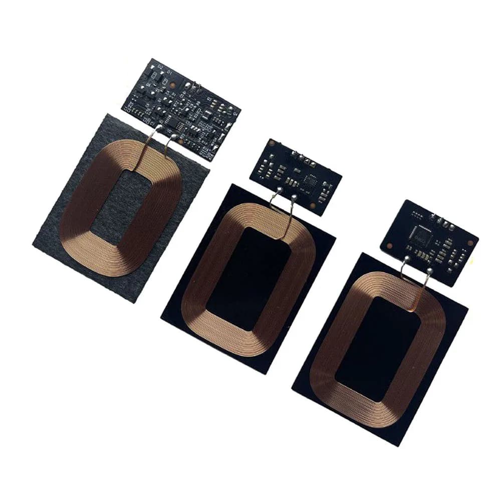 Standard Wireless Charging Receiver Adapter Module 5W/7.5W/10W 5V 1A Pure Copper Coil Circuit Universal Battery Charger Kit