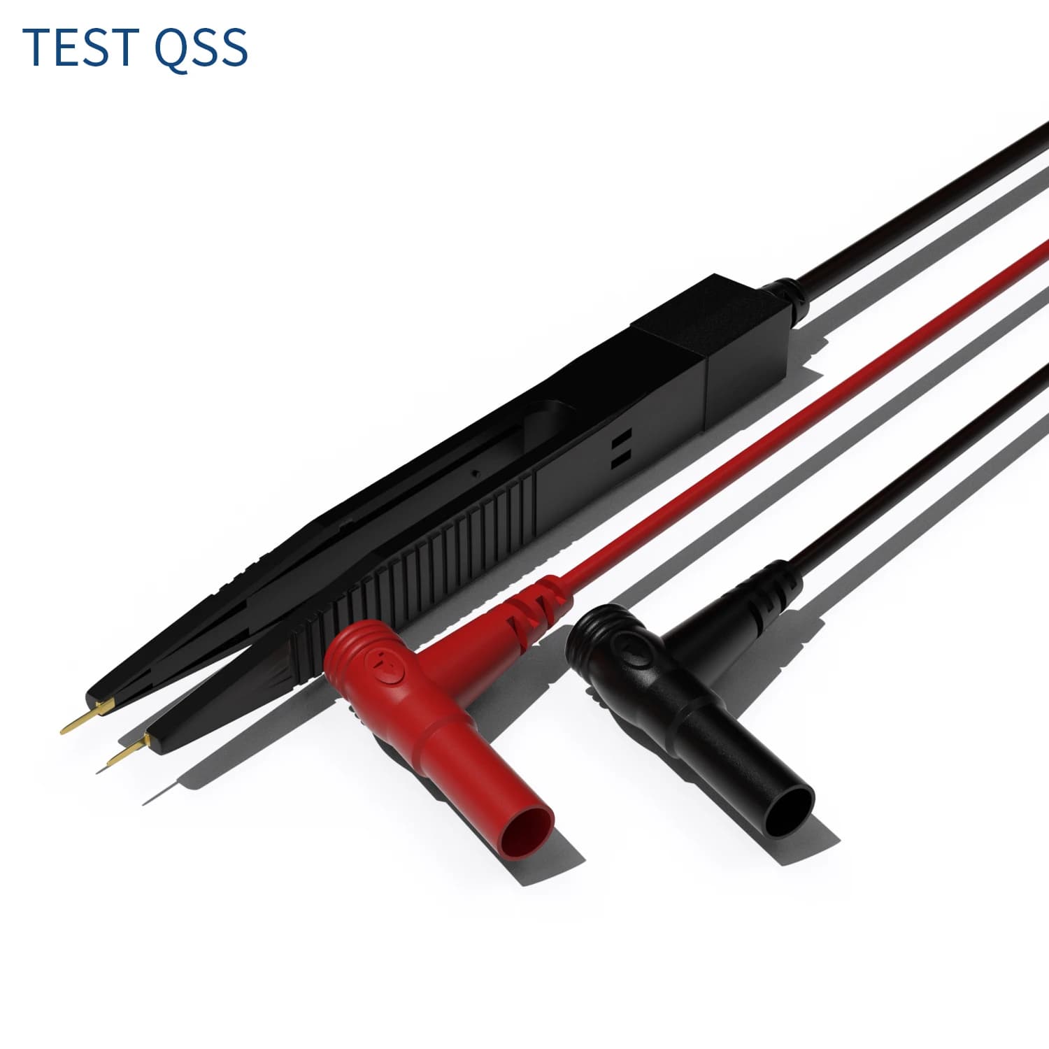 QSS SMD LCR Chip Capacitance Inductor Resistance Test Clip Meter Lead Probe Multimeter Tweezer for Electronic Component Testing